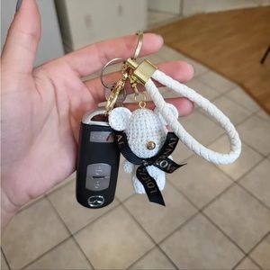 All Luxury White Bear KeyChain